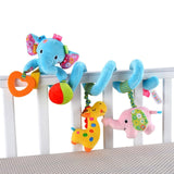 Soft Baby Toys 0-12 Months music Crib Stroller Hanging Spiral kids sensory Educational Toy For newborn babies rattles Bed Bell