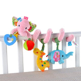 Soft Baby Toys 0-12 Months music Crib Stroller Hanging Spiral kids sensory Educational Toy For newborn babies rattles Bed Bell