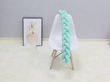 High Quality Long Knotted Braid Pillow Sofa Cushion Baby Bed Bumper In The Crib 1 2 3 4 Meter