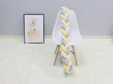 High Quality Long Knotted Braid Pillow Sofa Cushion Baby Bed Bumper In The Crib 1 2 3 4 Meter