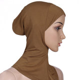 Muslim Underscarf  Women Veil Hijab Head Scarves Muslim Women Scarf Turbans Head For Women Women's Hijabs Hijab Caps Hat Islamic