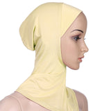 Muslim Underscarf  Women Veil Hijab Head Scarves Muslim Women Scarf Turbans Head For Women Women's Hijabs Hijab Caps Hat Islamic