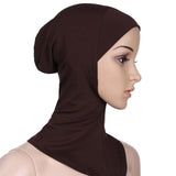 Muslim Underscarf  Women Veil Hijab Head Scarves Muslim Women Scarf Turbans Head For Women Women's Hijabs Hijab Caps Hat Islamic