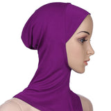 Muslim Underscarf  Women Veil Hijab Head Scarves Muslim Women Scarf Turbans Head For Women Women's Hijabs Hijab Caps Hat Islamic