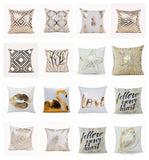White Brozing Gold Cushion Love Lips Geometric Cushions Christmas Decorations For Home Decorative Pillow Sofa Throw Pillow