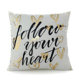 White Brozing Gold Cushion Love Lips Geometric Cushions Christmas Decorations For Home Decorative Pillow Sofa Throw Pillow