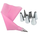 14pcs/Set Reusable Icing Piping Nozzle Set and Pastry Set DIY Cake Decorating Tool
