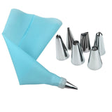 14pcs/Set Reusable Icing Piping Nozzle Set and Pastry Set DIY Cake Decorating Tool