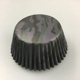 100pcs Brown Leopard Camouflage Cupcake Liner Baking Mold