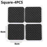 1/2/6/15/24PCS Soft Thickening Bumper Chair Fittings Self-adhesive Floor Protector Anti-slip Mat Anti Rub Furniture Leg Pads - shopwishi 