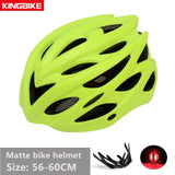 KINGBIKE Bicycle Cycling Helmets MTB Cycling Helmet Ultralight In-mold With Visor Titanium Breathable Road Mountain Bike Helmet