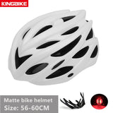 KINGBIKE Bicycle Cycling Helmets MTB Cycling Helmet Ultralight In-mold With Visor Titanium Breathable Road Mountain Bike Helmet