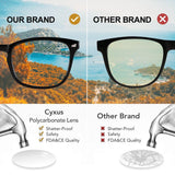 Blue Light Filter Computer Glasses for Men Women Anti Eye Eyestrain