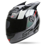 Full Face Helmet for Motocross Capacete Casque Black