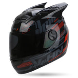 Full Face Helmet for Motocross Capacete Casque Black