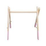 Nordic Style Wooden Baby Gym Nursery Sensory Toys Gantry Foldable Baby Play Gym Frame Activity Center Hanging Bar Newborn Gift