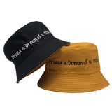 SMILE Bucket Hat Double Sided Bucket Hat Smiling face Unisex Fashion Bob Cap Hip Hop Gorro Men Summer Cap