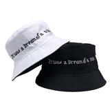 SMILE Bucket Hat Double Sided Bucket Hat Smiling face Unisex Fashion Bob Cap Hip Hop Gorro Men Summer Cap
