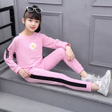 Girls Clothes Autumn Spring Long Sleeve Shirts + Pants Suits Kids Clothes Teen Children Clothing Sets 5 6 7 8 9 10 12 Years