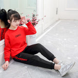 2020 Girls Clothes Autumn Winter Long Sleeve Shirts + Pants Suits Children Clothing Sets Kids Clothes Teen 5 6 7 8 9 10 12 Years
