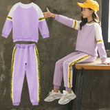 2020 Girls Clothes Autumn Winter Long Sleeve Shirts + Pants Suits Children Clothing Sets Kids Clothes Teen 5 6 7 8 9 10 12 Years