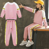 2020 Girls Clothes Autumn Winter Long Sleeve Shirts + Pants Suits Children Clothing Sets Kids Clothes Teen 5 6 7 8 9 10 12 Years
