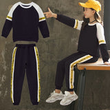 2020 Girls Clothes Autumn Winter Long Sleeve Shirts + Pants Suits Children Clothing Sets Kids Clothes Teen 5 6 7 8 9 10 12 Years