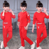 2020 Girls Clothes Autumn Winter Long Sleeve Shirts + Pants Suits Children Clothing Sets Kids Clothes Teen 5 6 7 8 9 10 12 Years