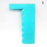 1pc Cream Scraper Irregular Teeth Edge DIY Scraper Cake Decorating Fondant pastry cutters Baking Spatulas Tools