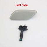 Front Bumper Headlight Washer Cover Cap + Head Lamp Washer Nozzle Spray