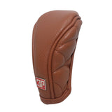 AUTO -Anti-slip Zipper Closure Car Gear Shift Knob Cover Black Auto parts Car stall anti-slip leather case Driving control cover
