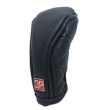 AUTO -Anti-slip Zipper Closure Car Gear Shift Knob Cover Black Auto parts Car stall anti-slip leather case Driving control cover