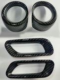 For Subaru XV 2012 2013 2014 2015 ABS Car Front Or Rear Bumper Fog Lamp light Frame Cover Sticker Trim Car Styling Auto Parts