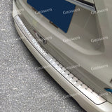 For Nissan Rogue t32 Trunk Trim Accessories Rear Bumper door sill Protector Auto Styling Car Stainless Steel Sticker 2014 2020