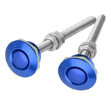 2Pcs 30mm Aluminum Alloy Push Button Quick Release Hood Pins Bonnet Lock Clip Latch Bumper Universal Auto Replacement Parts