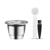 iCafilas Reusable Stainless Steel Coffee Capsule for Nespresso Crema Maker