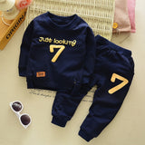 Spring Baby Casual Tracksuit Children Boy Girl Cotton Zipper Jacket Pants 2Pcs/Sets Kids Leisure Sport Suit Infant Clothing