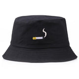 Unisex Embroidery Aliens Foldable Bucket Hat Women Men Beach Sun fishing hat Bob Summer Outdoor fisherman hat gorro pescador