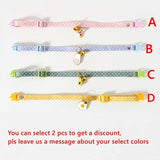 Kitten Collar with Bell Cut Cat Collars Breakaway Adjustable Cats Collar Puppy Collar Pet Supplies Collier Pour Chat for Kittens