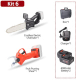 16.8/21V Cordless Pruner Lithium-ion Pruning Shear Efficient Fruit Tree Bonsai Pruning Electric Tree Branches Cutter Landscaping
