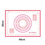 Kitchen Accessories Silicone Baking Mats Sheet Pizza Dough Non-Stick Maker Holder Pastry Cooking Tools Kitchen Utensils Gadgets