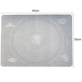 Silicone Non-stick Silicone Thickening Mat Rolling Dough Liner Pad Pastry Cake Bakeware Paste Flour Table Sheet Kitchen Tools