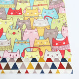 2PCS Dinosaur Dot, Fox  Animals Twill 100% Cotton Fabric,Patchwork Cloth,Sewing Quilting Fat Quarters Material For Baby&Child