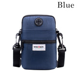 Fashion Men Messenger Bag Phone Pocket Crossbody Bag For Men Shoulder Handbag Multifunctional Male Small Flap Black