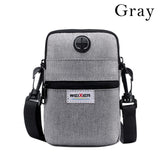 Fashion Men Messenger Bag Phone Pocket Crossbody Bag For Men Shoulder Handbag Multifunctional Male Small Flap Black