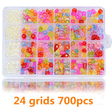 1200pcs DIY Handmade Beaded Children's Toy Creative Loose Spacer Beads