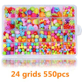 1200pcs DIY Handmade Beaded Children's Toy Creative Loose Spacer Beads