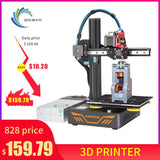 KingRoon KP3S 3D Printer Upgraded Motherboard High Precision Printing 3d printer Kit TMC2225 Driver Touch Screen 180*180*180mm