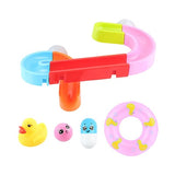 Baby Bath Toys DIY Assembling Track Slide Suction Cup Orbits Bathroom Bathtub Shower Toy Duck Water Toys For Children Boys Girls