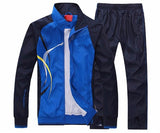 New Men's Set Spring Autumn Men Sportswear 2 Piece Sport Suit Jacket+Pant Sweatsuit Men Clothing basketball Tracksuit Set